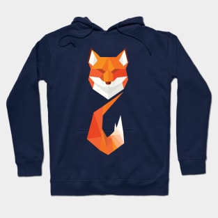 Geometric Fox Hoodie